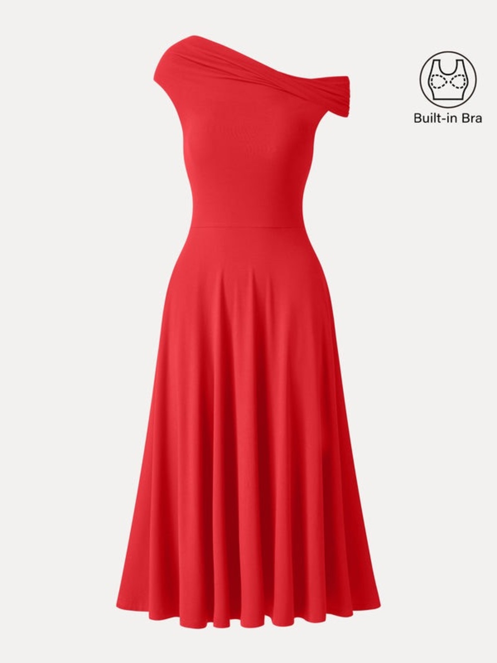 OGL Eco-SkinKiss®
SkinKiss Multi-Wear Midi Built-In Bra Dress with Pockets NWT S